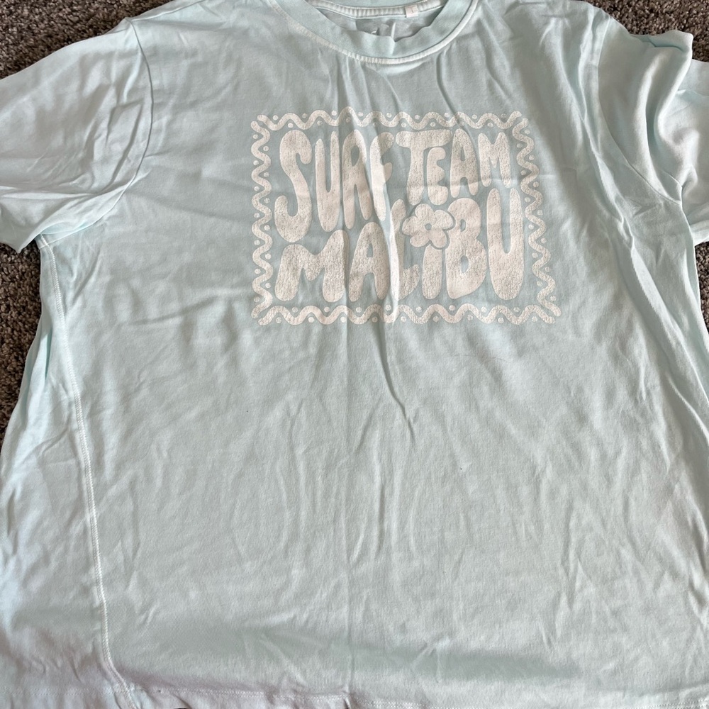 DSG girls Surf Team Malibu Light Blue Tee